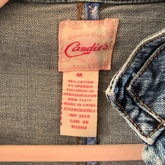 Candie’s crop Jean jacket - Picture 2 of 5